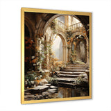 Ancient Ruins blooms III - Fashion Canvas Wall Art