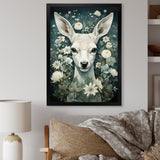 Forest Guardian Deer - Deer Canvas Wall Art