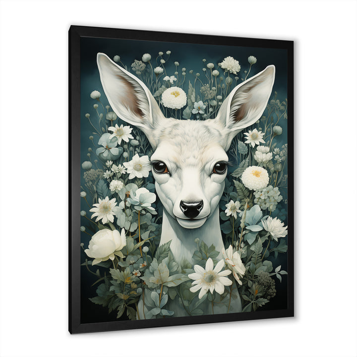 Forest Guardian Deer - Deer Canvas Wall Art