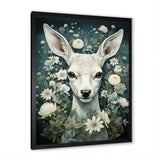 Forest Guardian Deer - Deer Canvas Wall Art