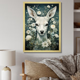Forest Guardian Deer - Deer Canvas Wall Art