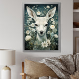 Forest Guardian Deer - Deer Canvas Wall Art