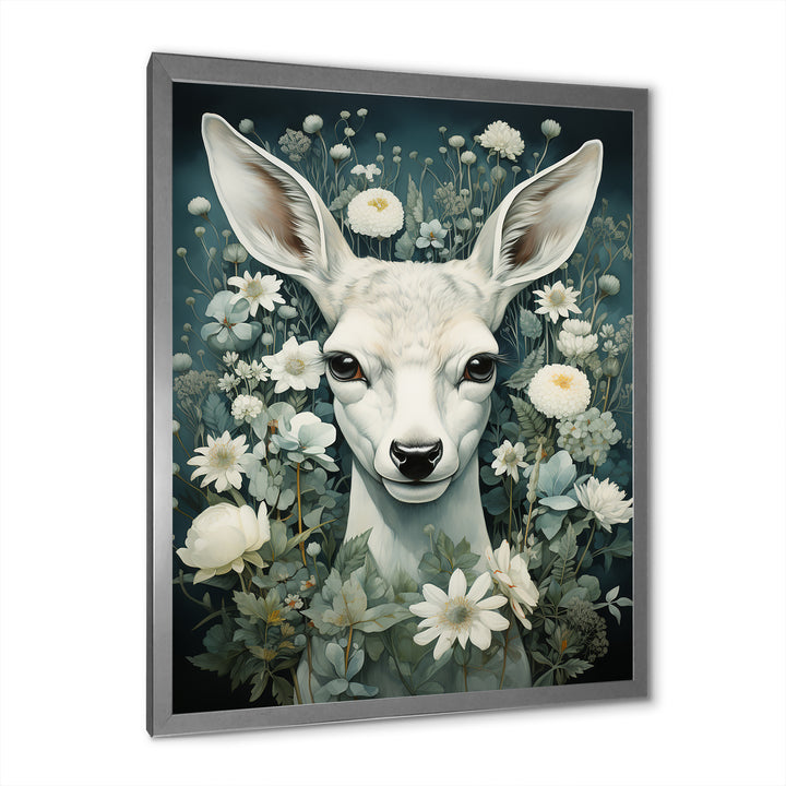 Forest Guardian Deer - Deer Canvas Wall Art