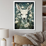 Forest Guardian Deer - Deer Canvas Wall Art