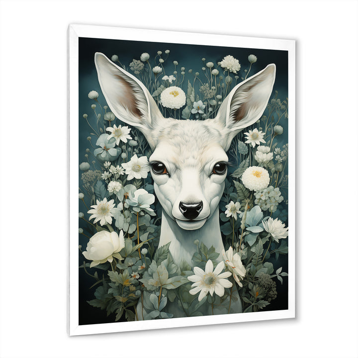 Forest Guardian Deer - Deer Canvas Wall Art