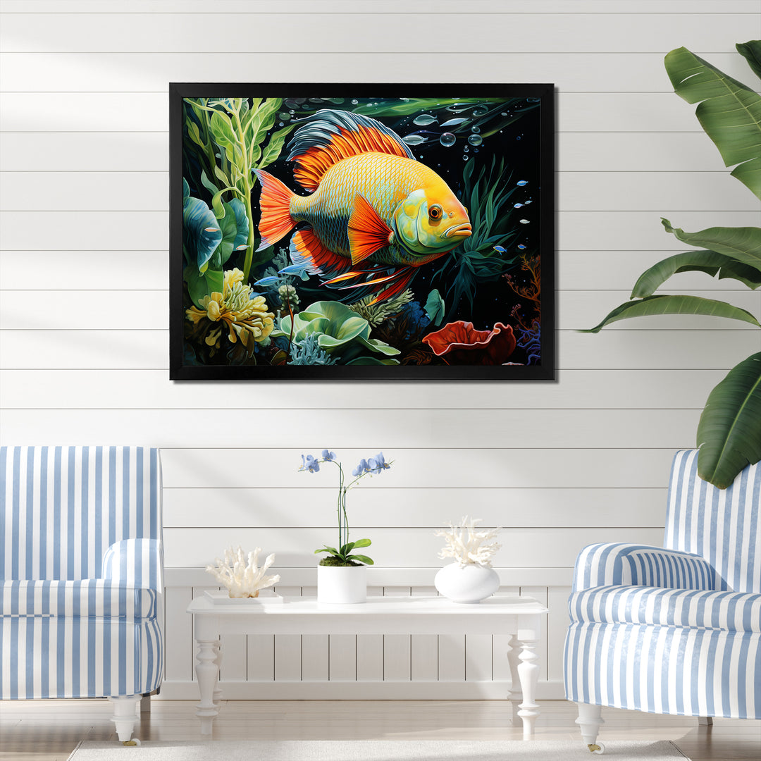 Fish s Underwater Wonderland - Fish Canvas Wall Art