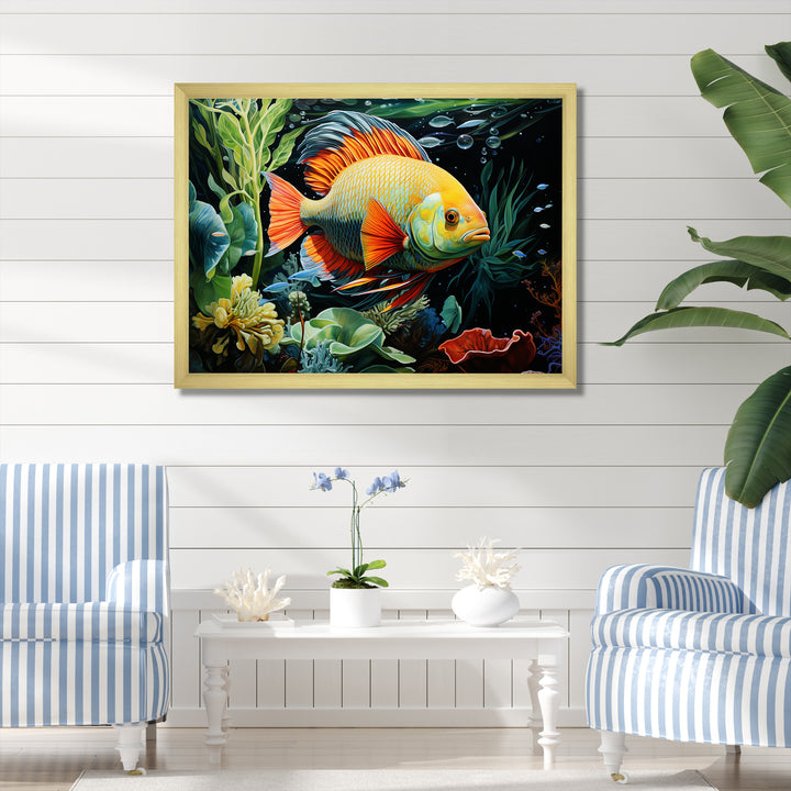 Fish s Underwater Wonderland - Fish Canvas Wall Art