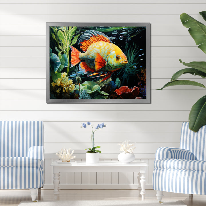 Fish s Underwater Wonderland - Fish Canvas Wall Art