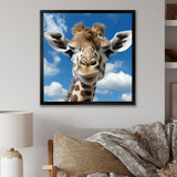 Majestic Giraffe photo Portrait - Giraffe Wall Decor