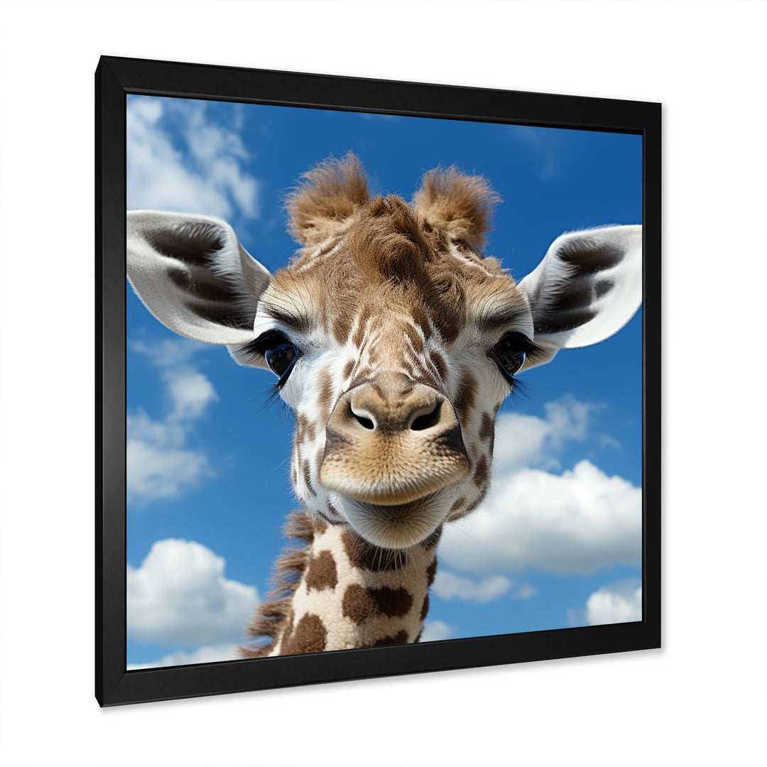 Majestic Giraffe photo Portrait - Giraffe Wall Decor