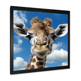 Majestic Giraffe photo Portrait - Giraffe Wall Decor