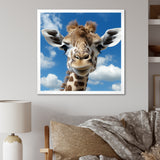 Majestic Giraffe photo Portrait - Giraffe Wall Decor