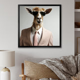 Suited up goat with sunglasses - Goat Wall Art Prints