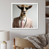 Suited up goat with sunglasses - Goat Wall Art Prints