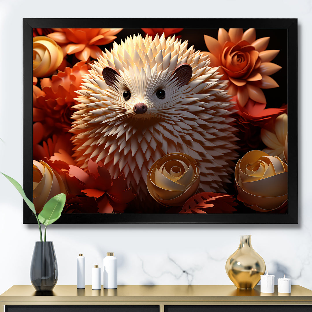 Other Animals white floral Hedgerow Friends - Forest Animals Wall Art Prints