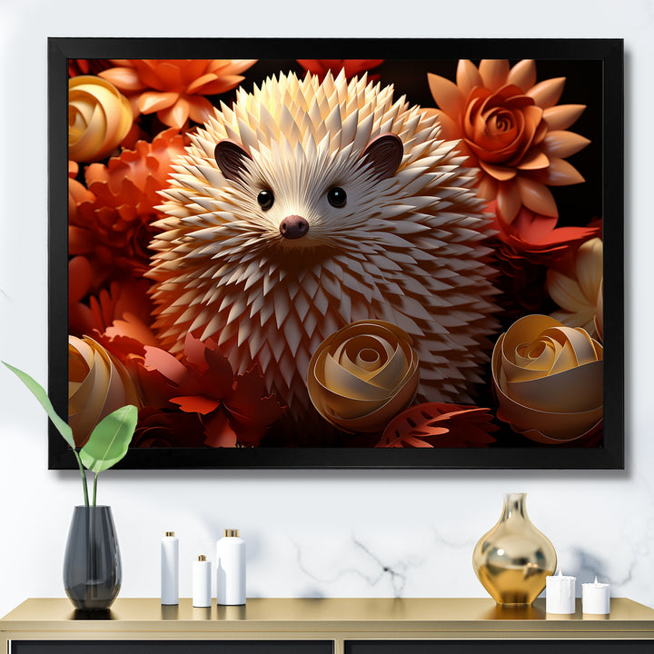Other Animals white floral Hedgerow Friends - Forest Animals Wall Art Prints