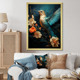 Blue Essence of Emerald Hummingbird - Hummingbird Wall Art Prints