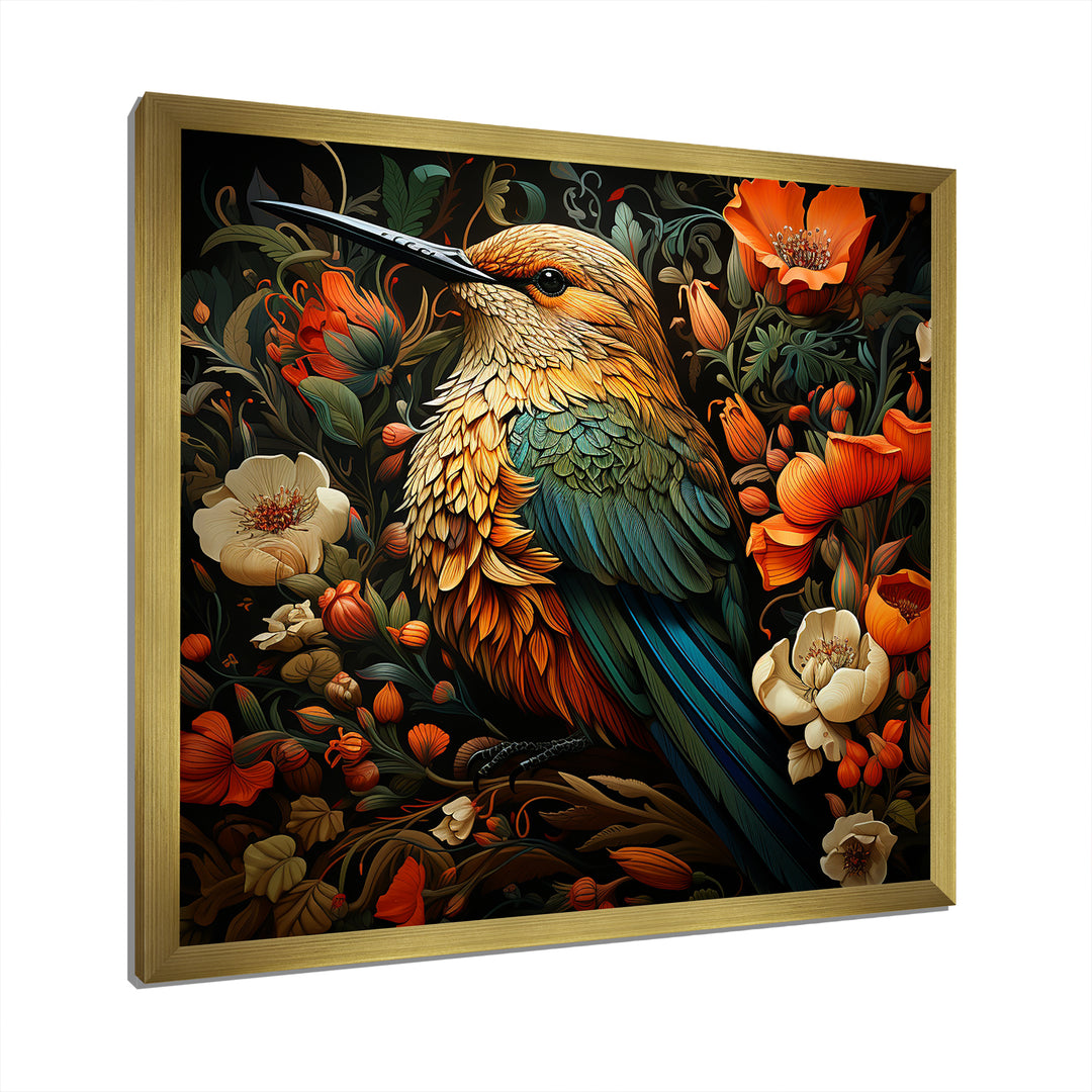 Hummingbird Gardens Guardian - Hummingbird Canvas Wall Art