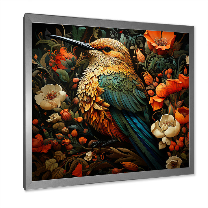 Hummingbird Gardens Guardian - Hummingbird Canvas Wall Art