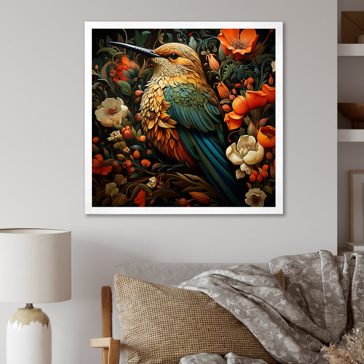 Hummingbird Gardens Guardian - Hummingbird Canvas Wall Art