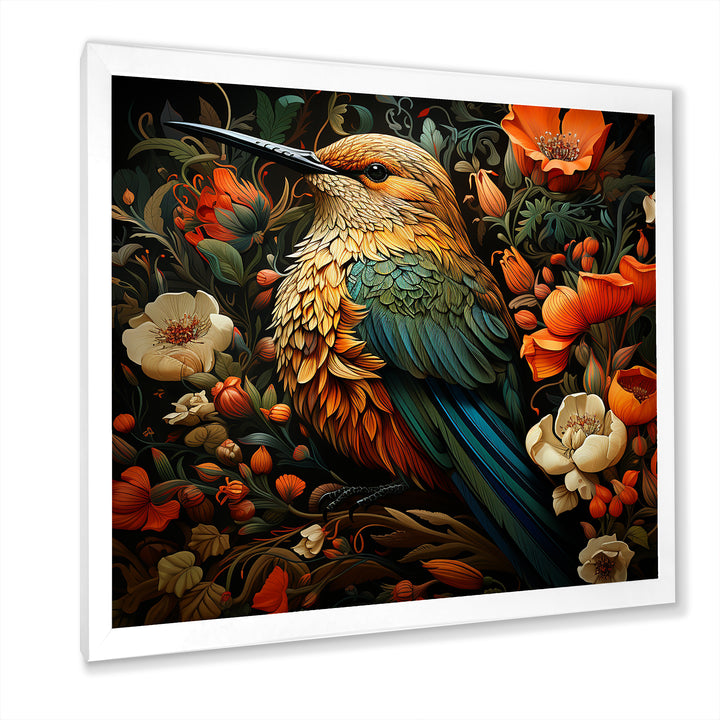 Hummingbird Gardens Guardian - Hummingbird Canvas Wall Art