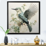 Hummingbird Jade Journey 1 - Animals Canvas Wall Art