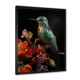 Neotropical blue Hummingbird - Green Hummingbird Wall Art