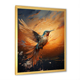 Sunbeam Swift hummingbird - Hummingbird Canvas Wall Art