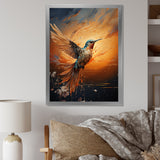 Sunbeam Swift hummingbird - Hummingbird Canvas Wall Art
