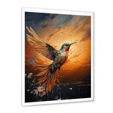 Sunbeam Swift hummingbird - Hummingbird Canvas Wall Art