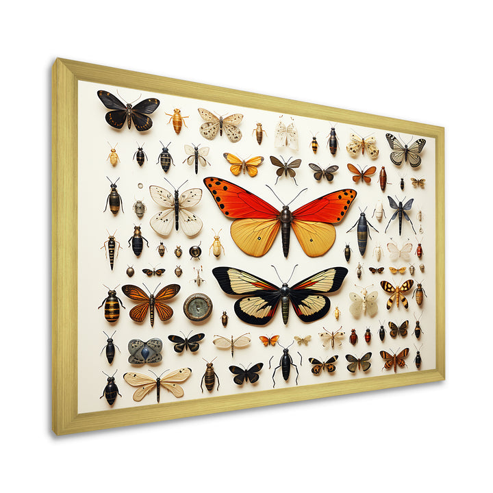 Orange Insects and Bugs - Yellow Insects &amp; Bugs Wall Art