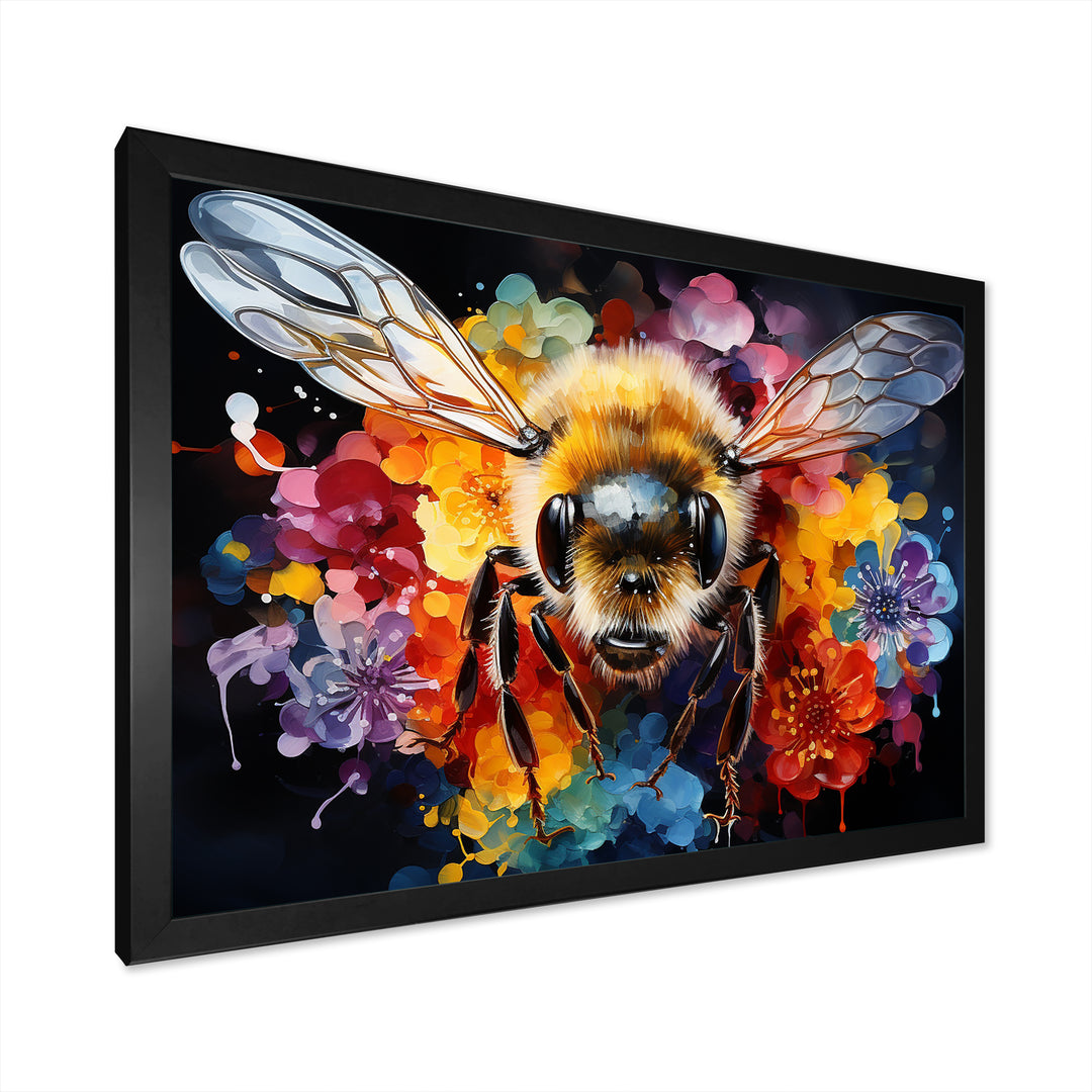 Colorful buzzing bees - Insects &amp; Bugs Wall Decor
