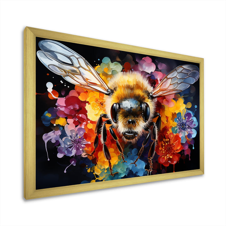Colorful buzzing bees - Insects &amp; Bugs Wall Decor