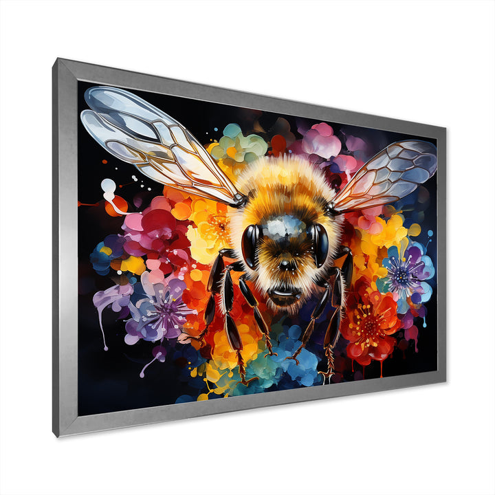 Colorful buzzing bees - Insects &amp; Bugs Wall Decor