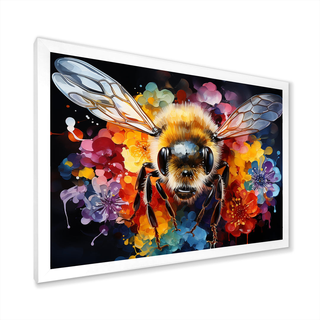 Colorful buzzing bees - Insects &amp; Bugs Wall Decor