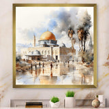 Prophets Al Aqsa Mosque 1 - Spiritual Canvas Wall Art