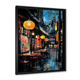 Japon Street art alleyway I - Landscapes Canvas Wall Art