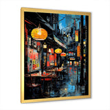 Japon Street art alleyway I - Landscapes Canvas Wall Art