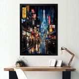 Japon Street art alleyway II - Landscapes Canvas Wall Art