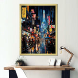 Japon Street art alleyway II - Landscapes Canvas Wall Art