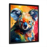 Popart colorful Koala 2 - Animals Canvas Wall Art