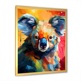 Popart colorful Koala 2 - Animals Canvas Wall Art