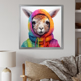 Colorful Llama Marvels - Llama Living Room Wall Art