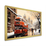 Vintage London city views II - Cityscapes Canvas Wall Art