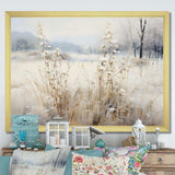 Winter Meadow View calmness I - Landscapes Canvas Wall Art