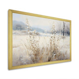 Winter Meadow View calmness I - Landscapes Canvas Wall Art