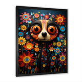 Curious Meerkat funny collage - Meercat Canvas Wall Art