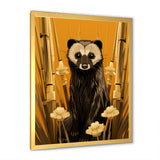 Meerkat discovery yellow portrait - Meercat Wall Art Prints