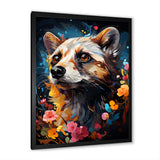 Yellow Dog floral meadows - Dog Home Decor Art