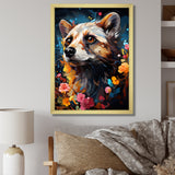 Yellow Dog floral meadows - Dog Home Decor Art